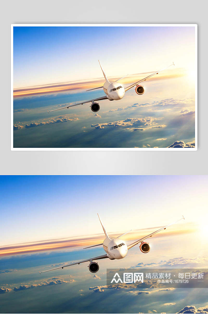 客运客机民航飞机图片素材