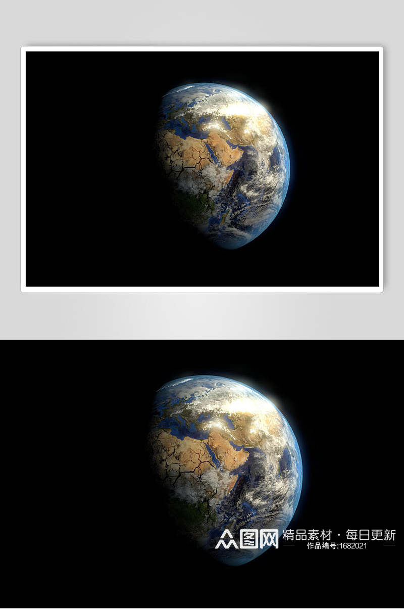 太空星球神秘地球视觉摄影图素材