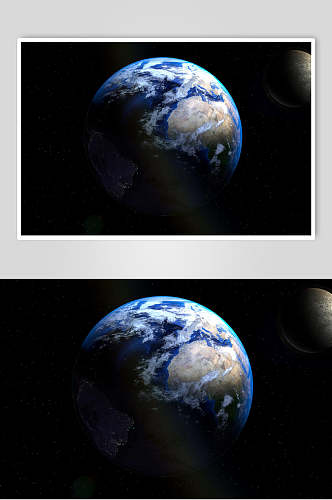 兔爷爷的素材铺子孤独的星球地球摄影图
