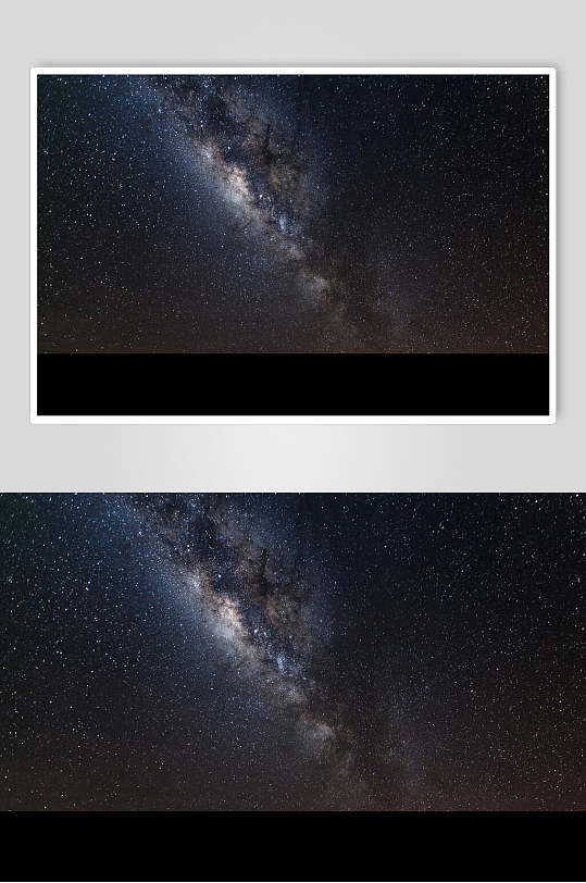 星空银河系摄影视觉图