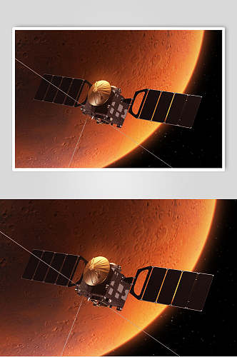 空间站航天科技人造卫星火星探测图片