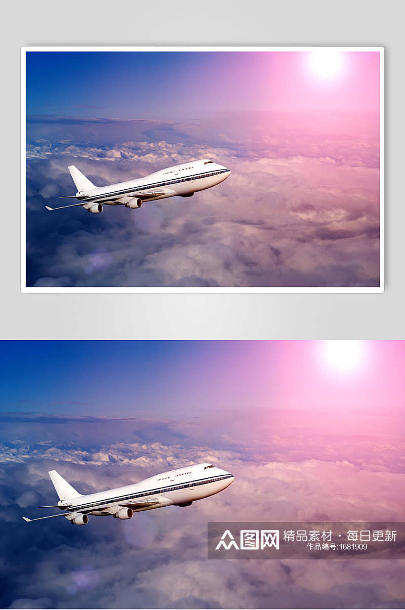 客运客机民航飞机飞机摄影图素材