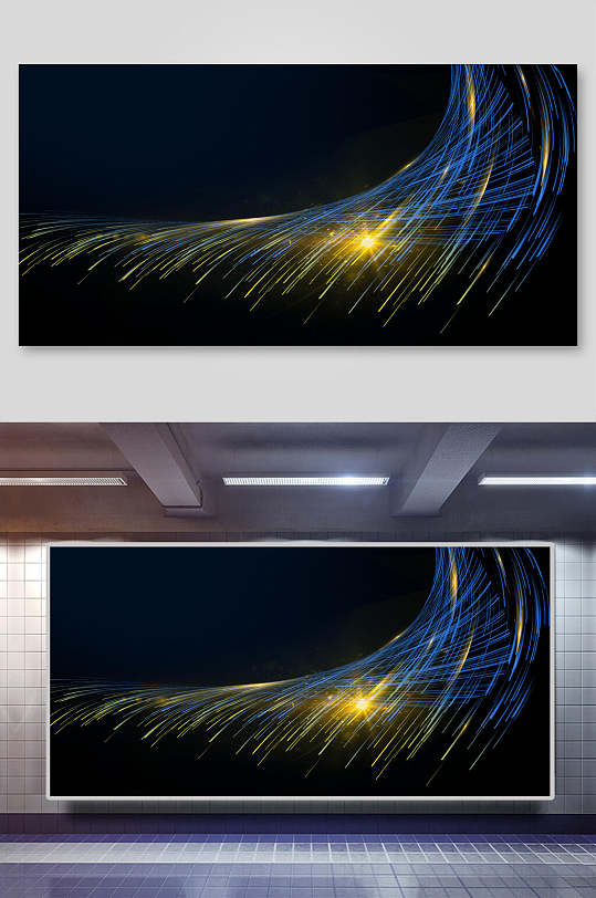 黑色高端企业年会会议背景素材-众图网