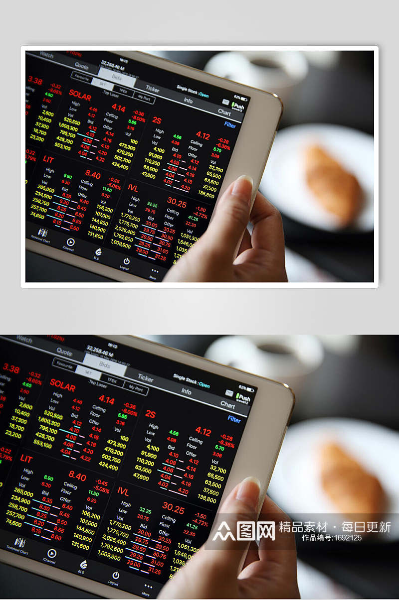 股票交易股票期货走势图高清图片素材