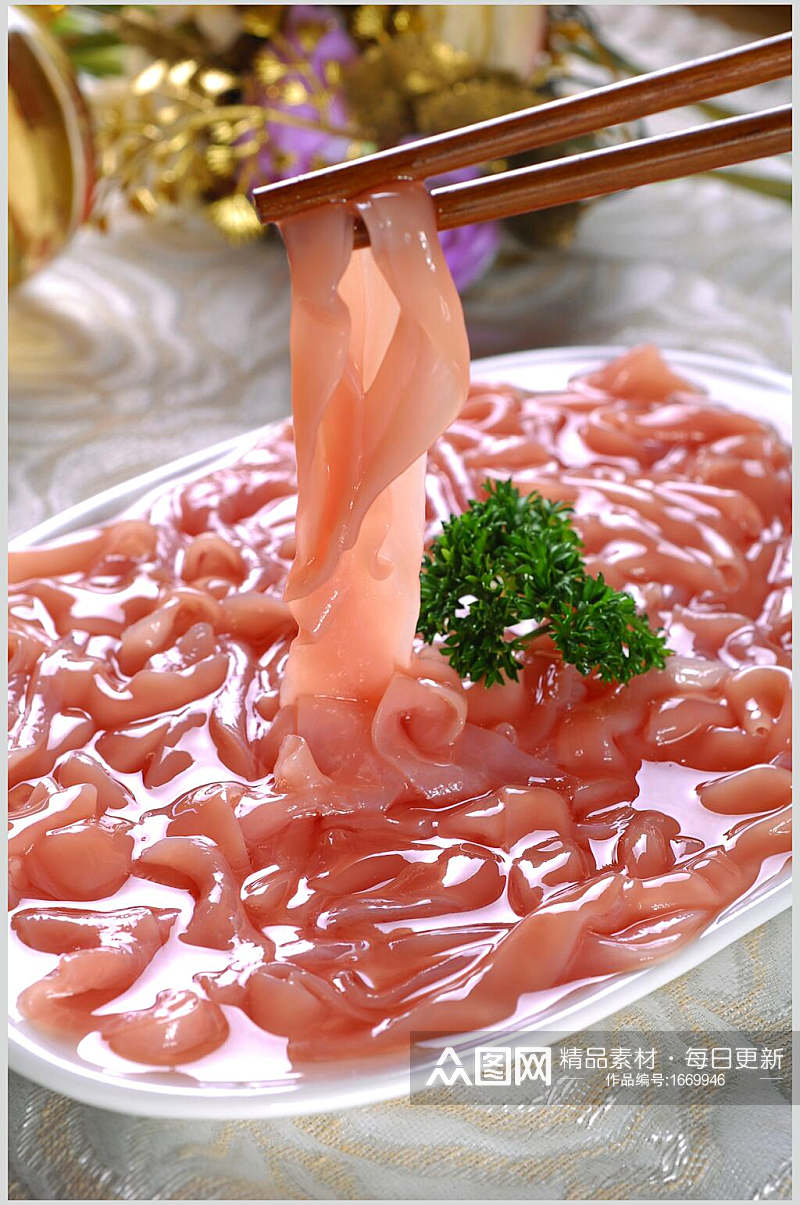 荤菜精品鹅肠美食图片素材