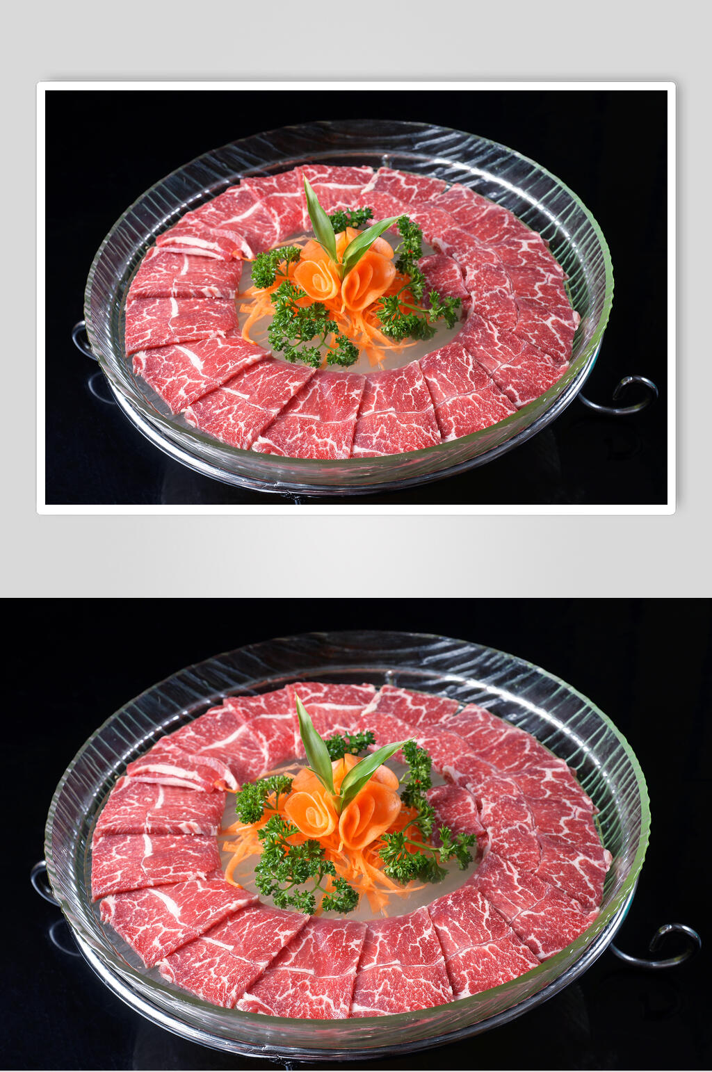 肥牛安格斯进口精选手切牛小排美食图片素材