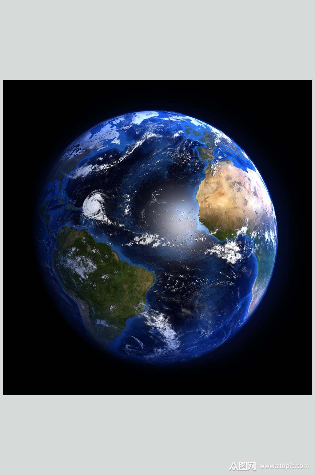 太空星球地球摄影图片