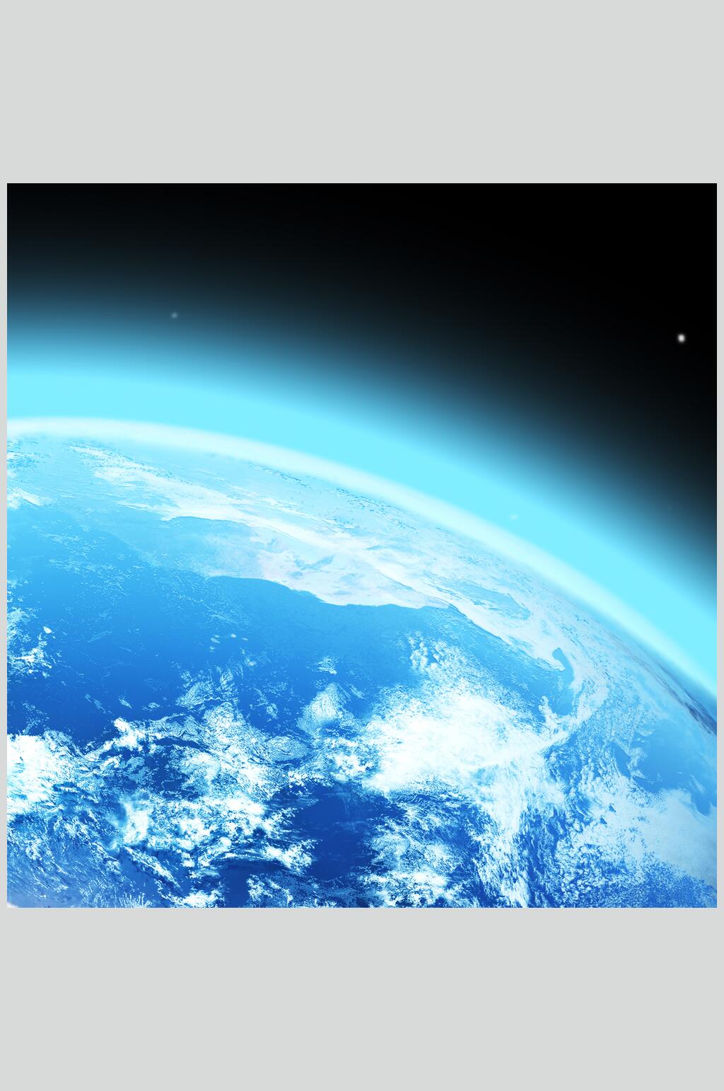 太空星球地球圖片素材