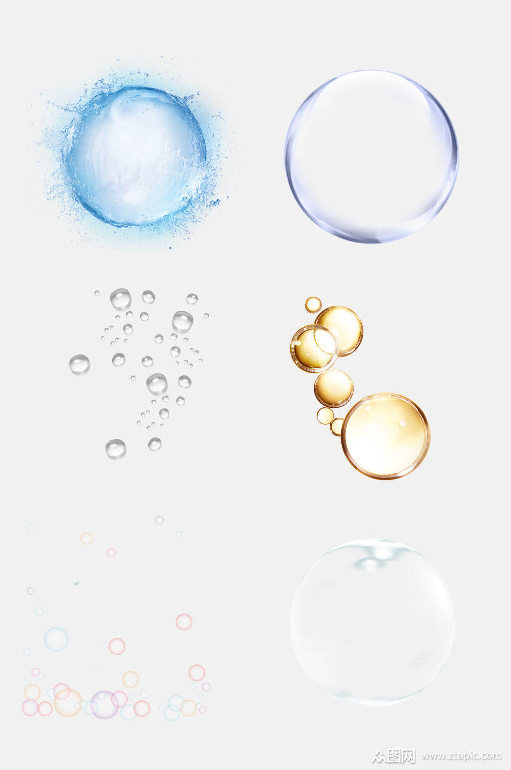 气泡免抠元素素材素材