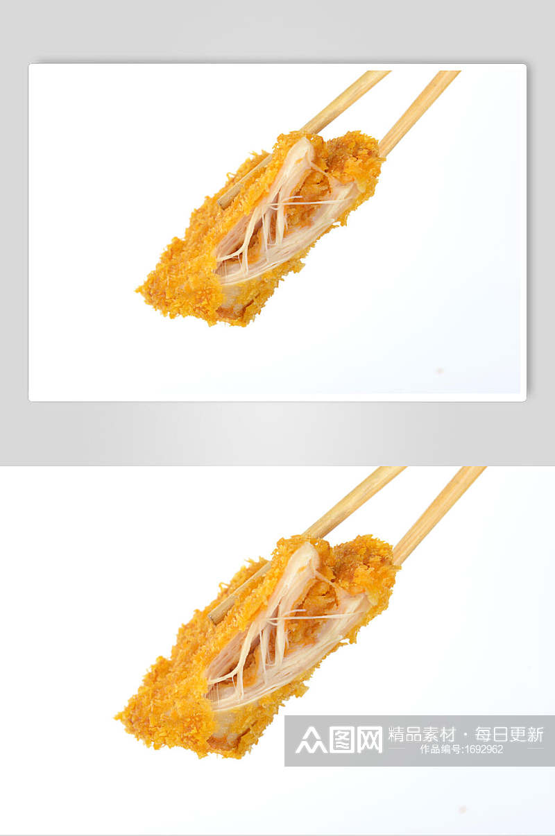 鲜嫩炸鸡排高清图片素材