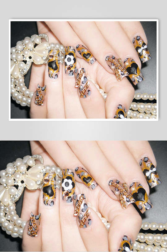 时尚美甲图案-时尚美甲图案素材-时尚美甲图案模板下载-众图网