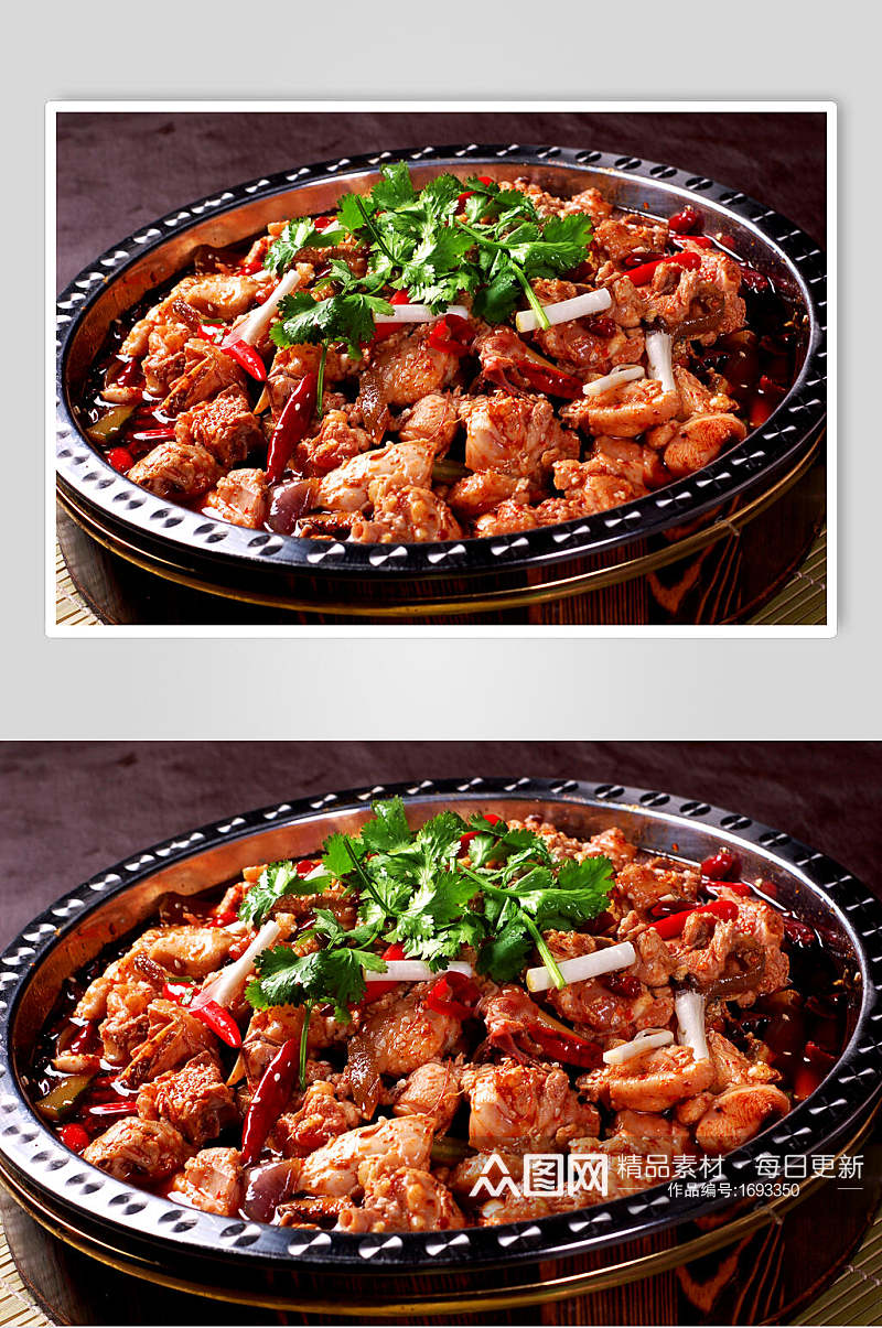 美味干锅鸡美食摄影图片素材