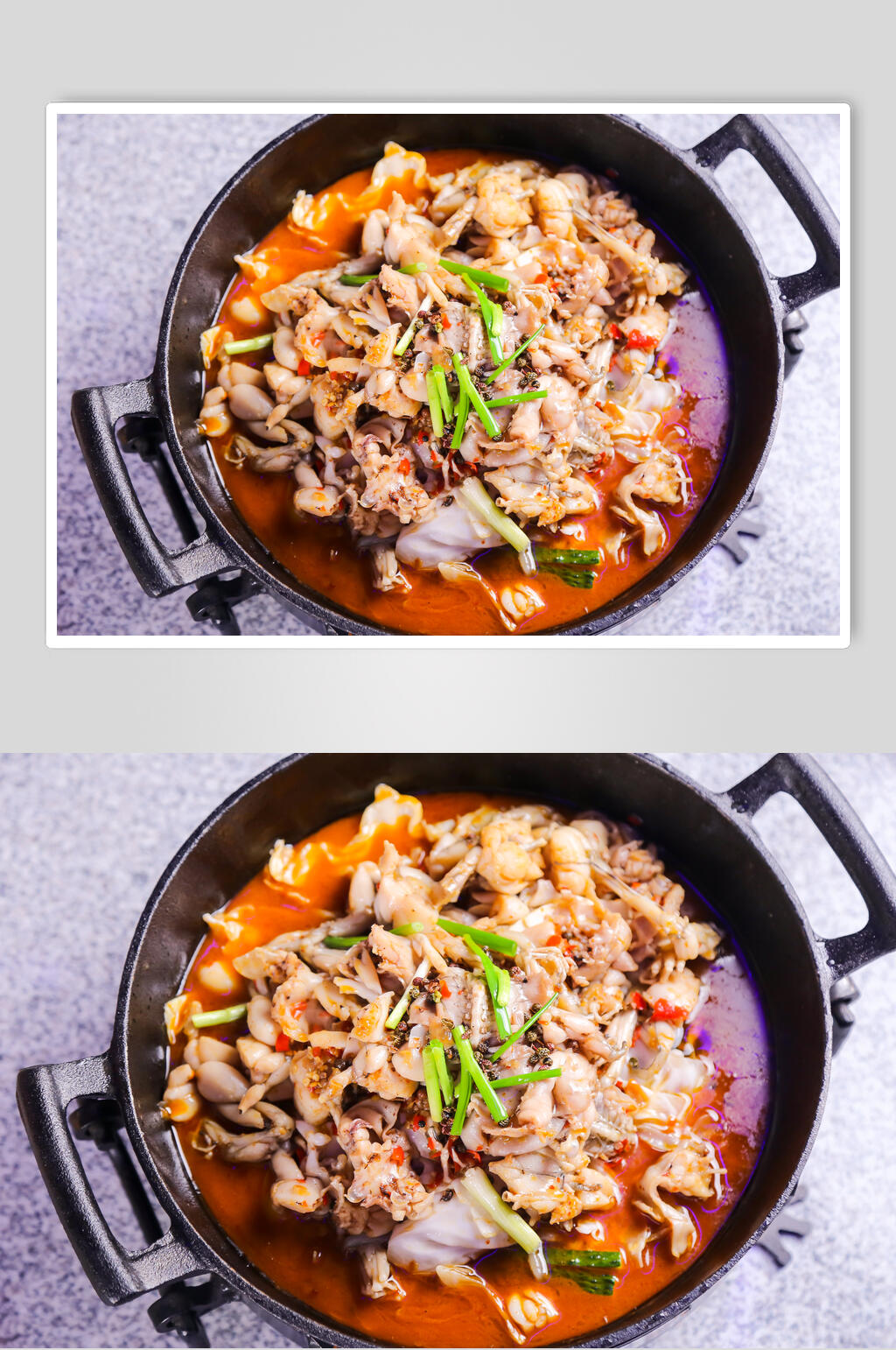 招牌牛蛙煲美食高清图片素材