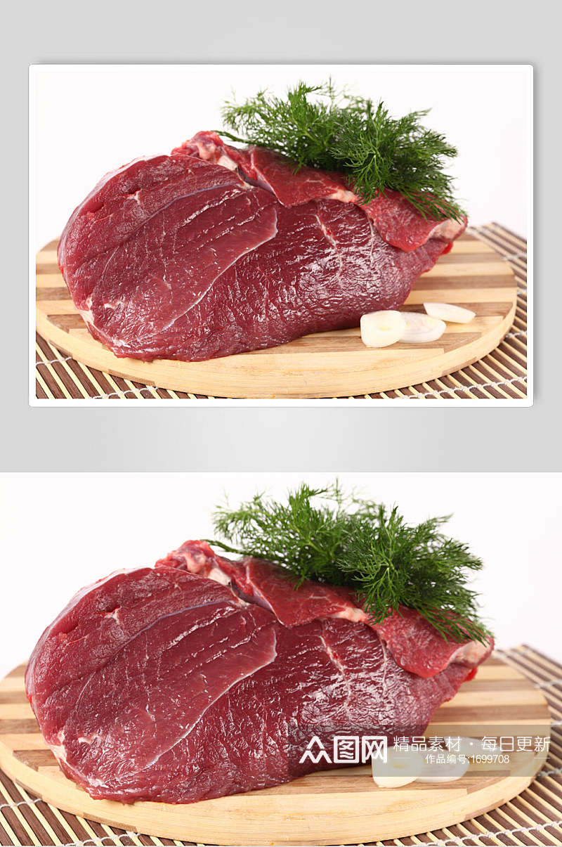 新鲜精品肉类精瘦肉图片素材