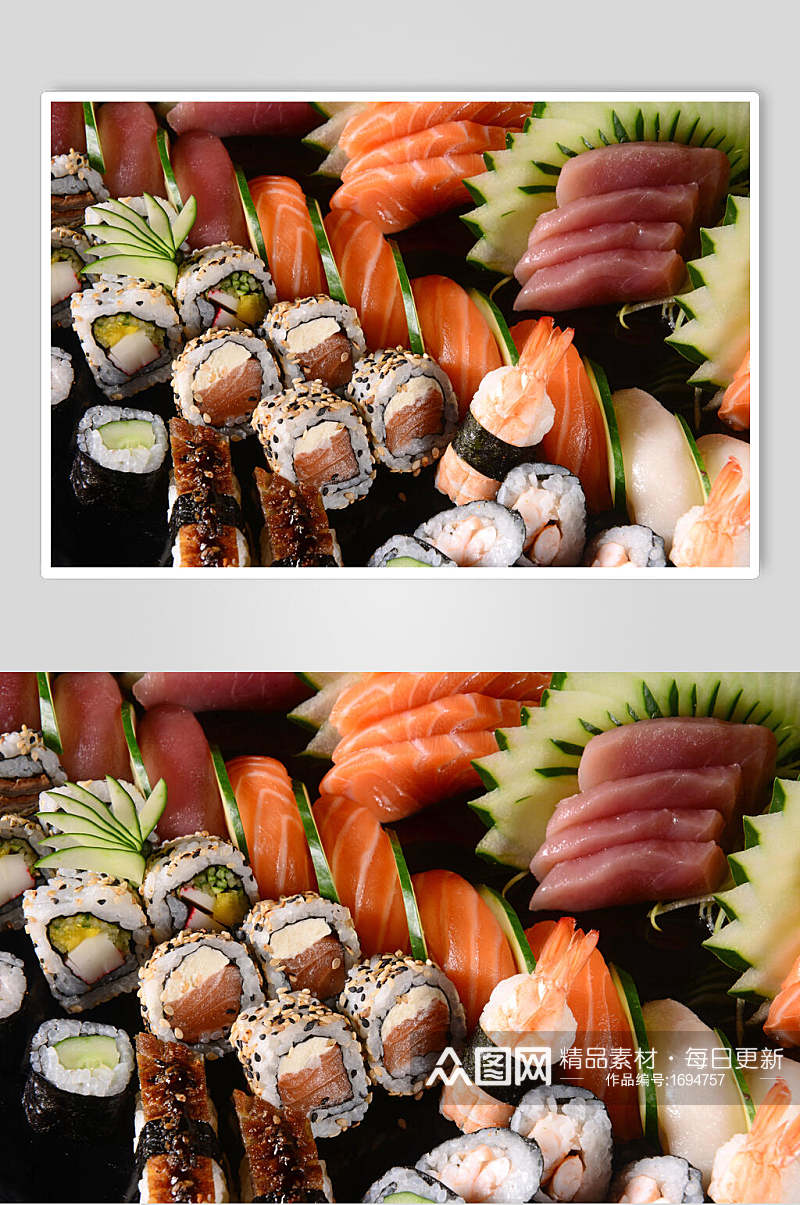 寿司集锦美食食品图片素材