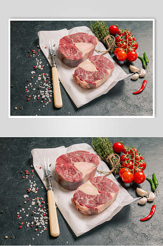 新鲜肉类牛排食品图片