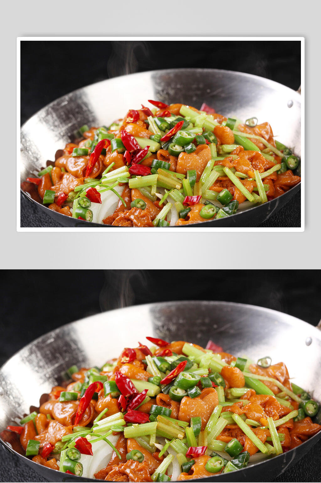 鲜香美味干锅肥肠美食图片素材