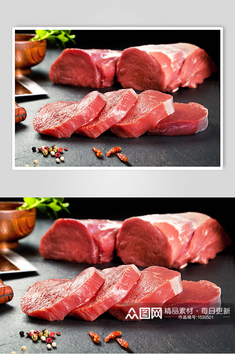 新鲜肉类餐饮高清图片素材