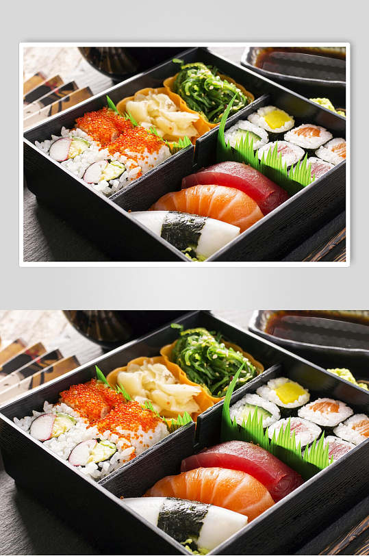 寿司美食食品包装摄影图片