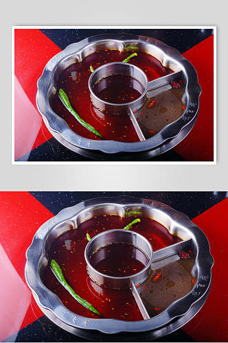 红油锅底美食高清图片