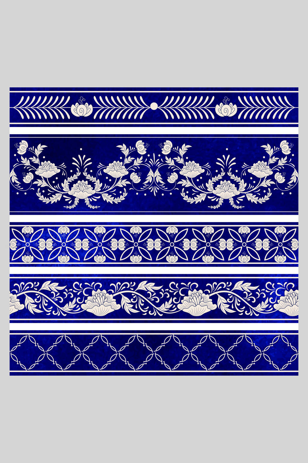 精致青花瓷底纹插画素材素材