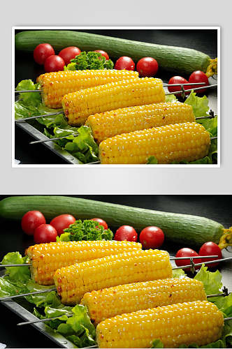 小吃玉米高清图片