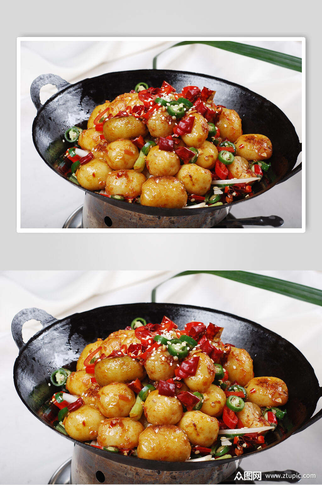 干锅小土豆餐饮美食图片素材