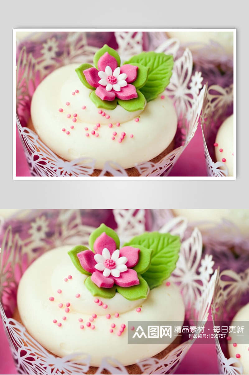 雪媚娘西式糕点甜品美食图片素材