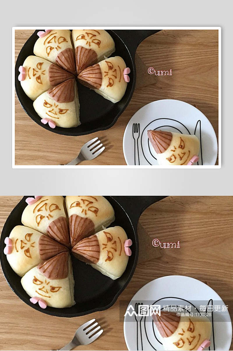 招牌可爱蛋糕美食图片素材