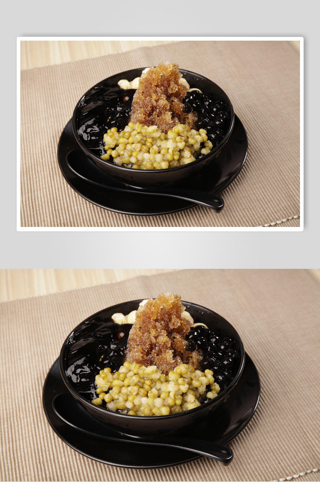 仙草号绿豆莲子珍珠美食高清图片素材