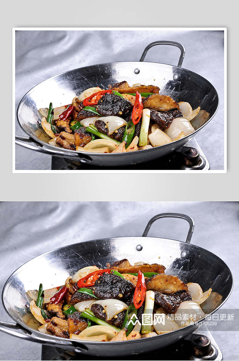 干锅香菇高清图片素材