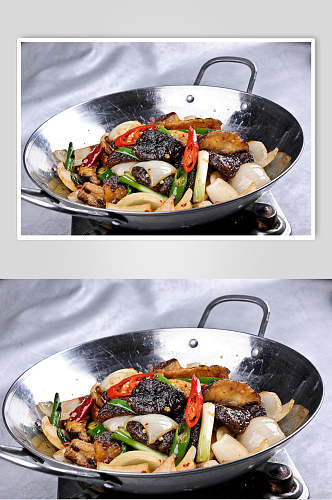 干锅香菇高清图片
