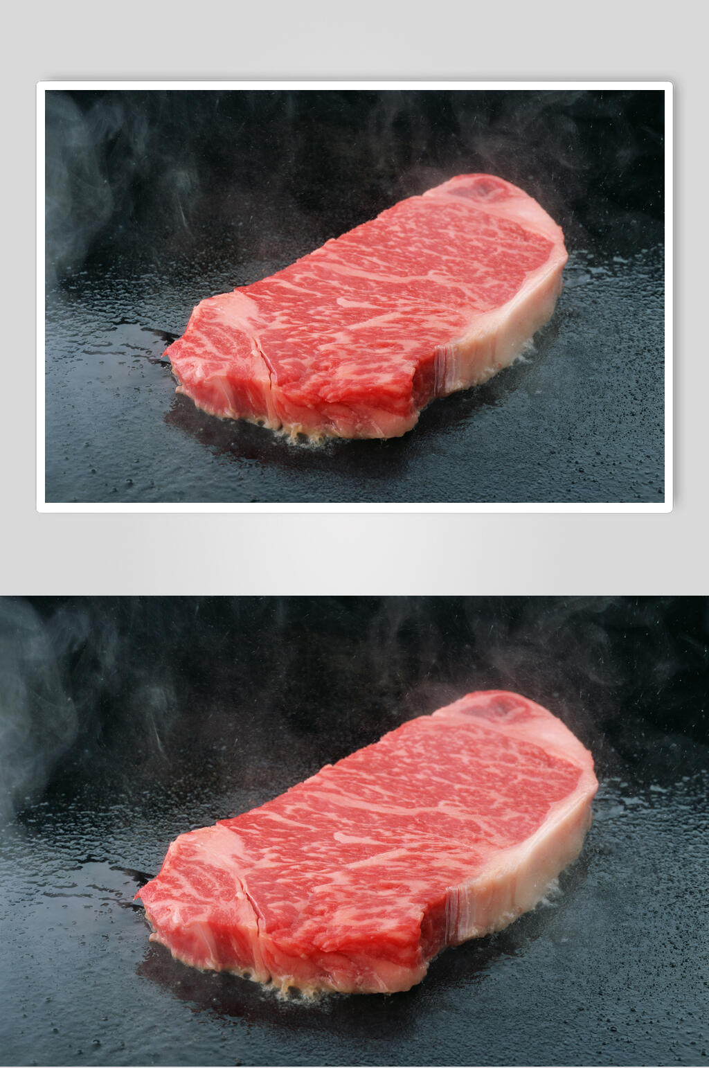 新鲜肉类铁板牛排图片素材