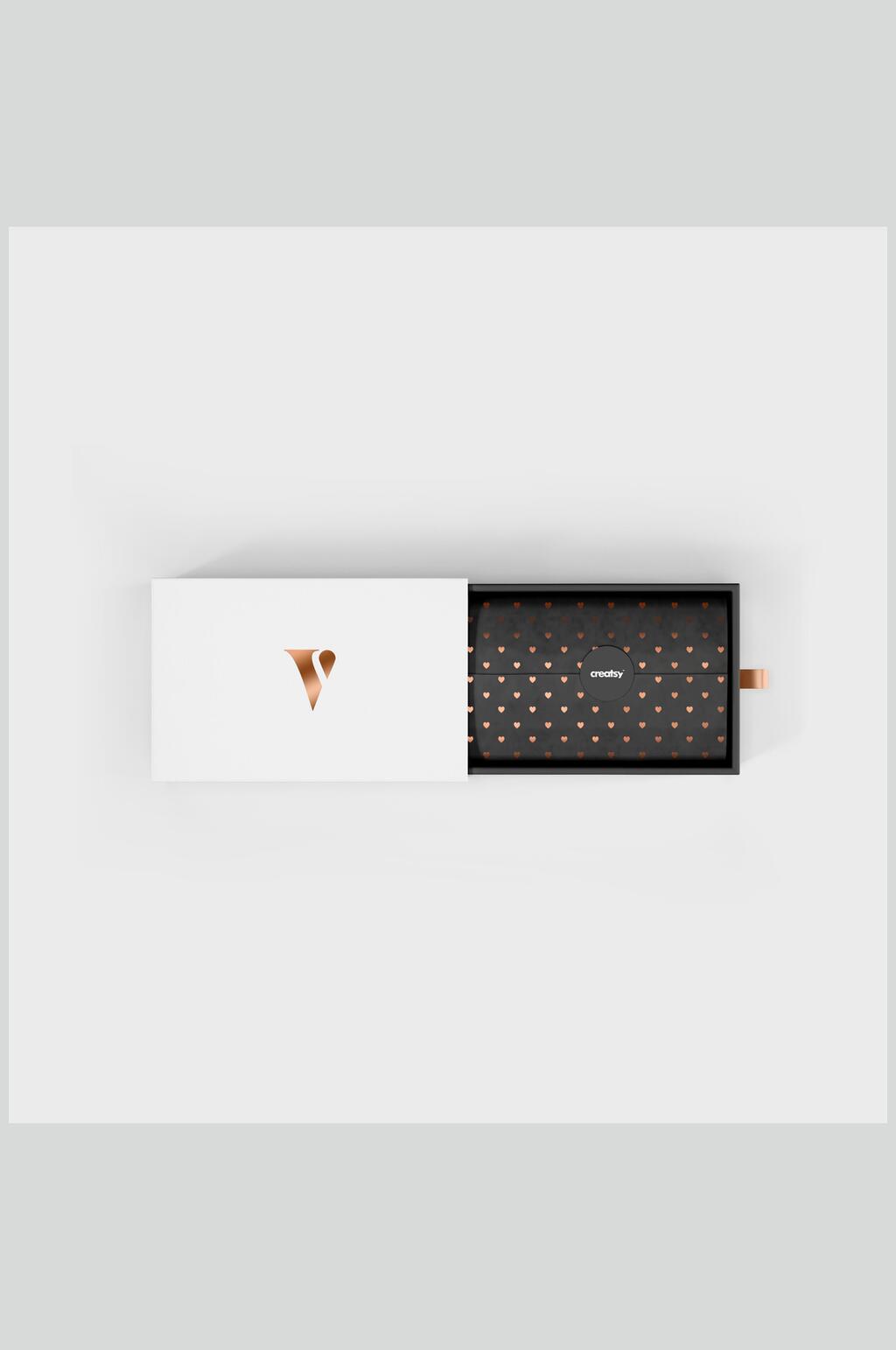 精致高端包装盒LOGO展示样机效果图素材