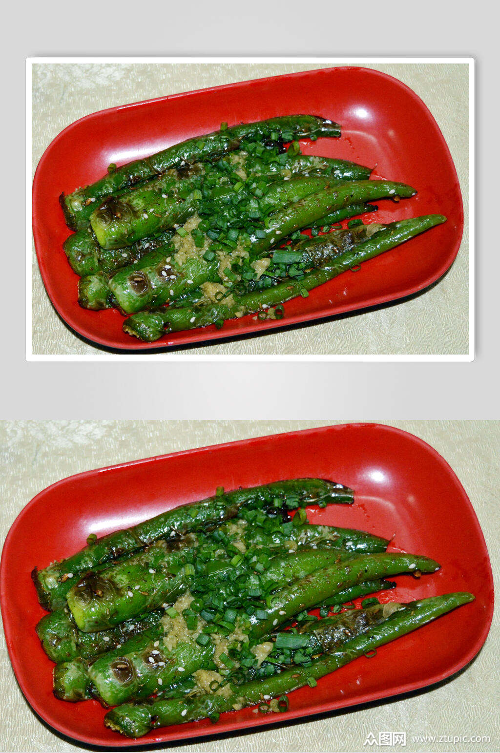 烤辣椒食品美食图片素材
