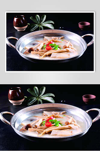 干锅鲜菌美食高清图片