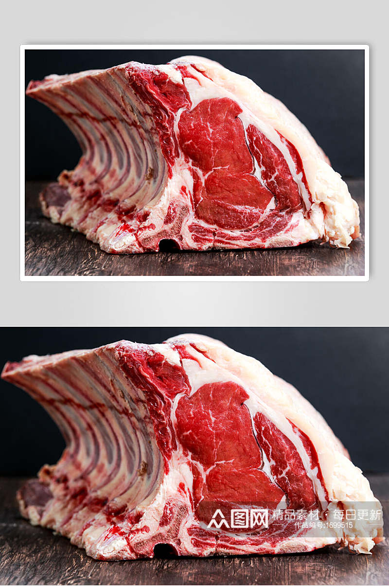 新鲜肉类排骨食材图片素材