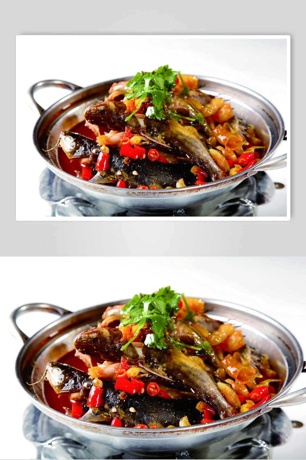 干锅黄鸭叫美食高清图片素材