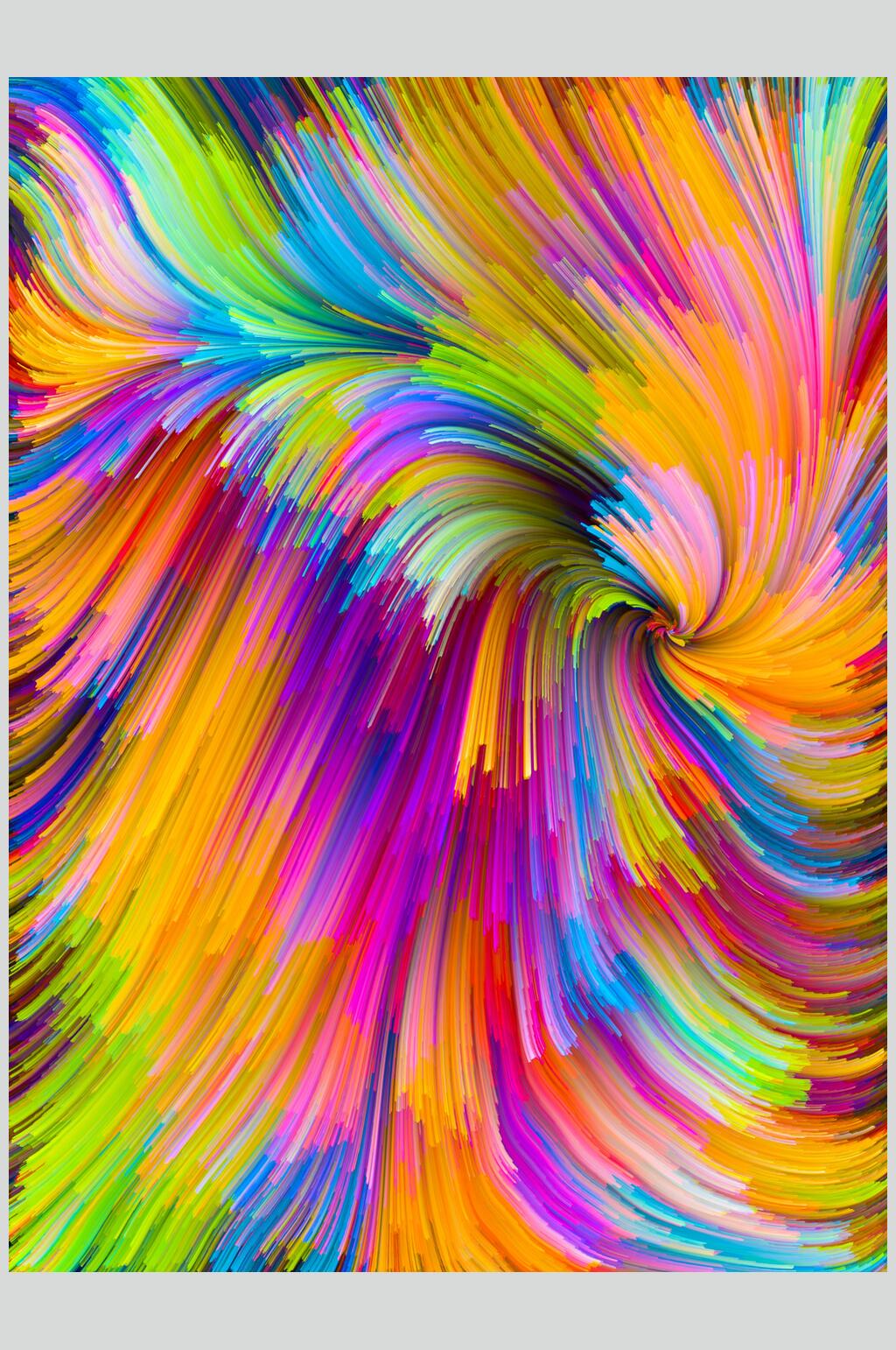 炫彩抽象线图图片