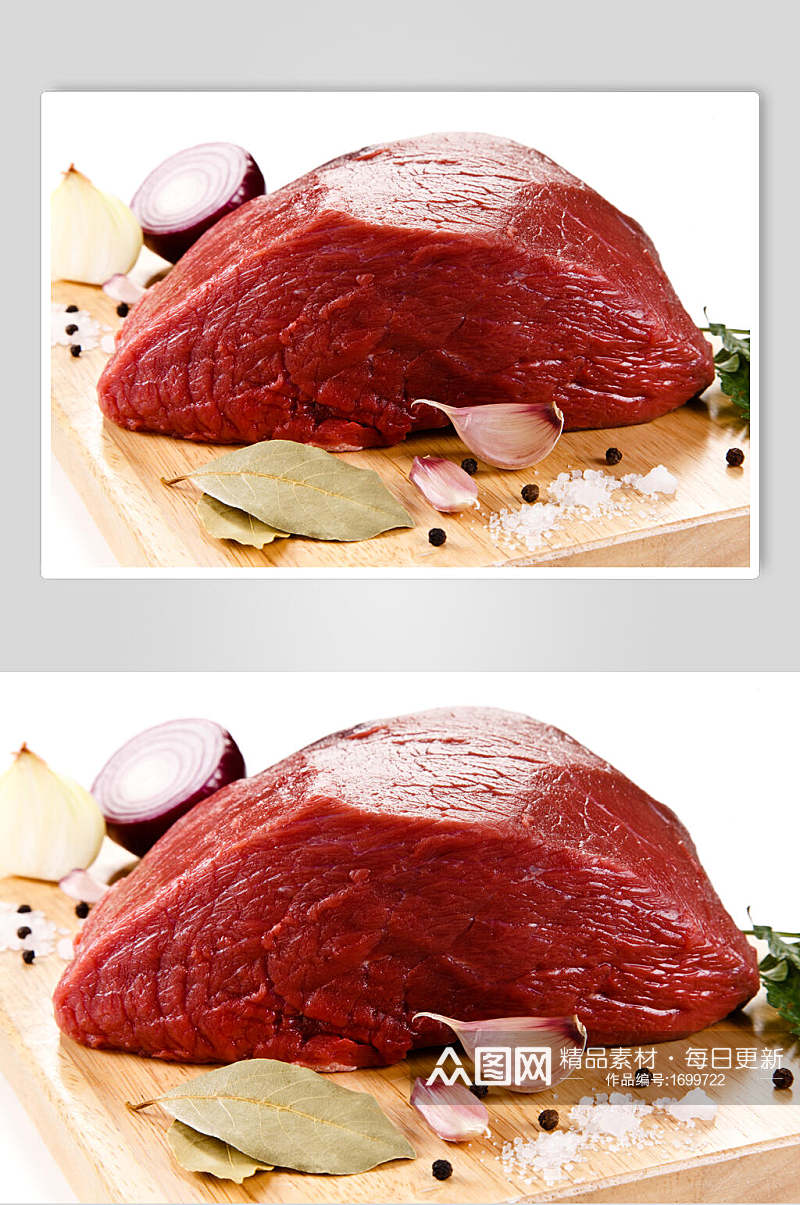 新鲜极品鲜肉瘦肉肉类图片素材