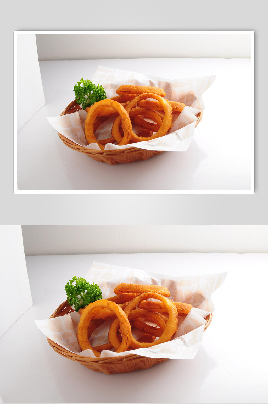 小吃鱿鱼圈高清图片素材