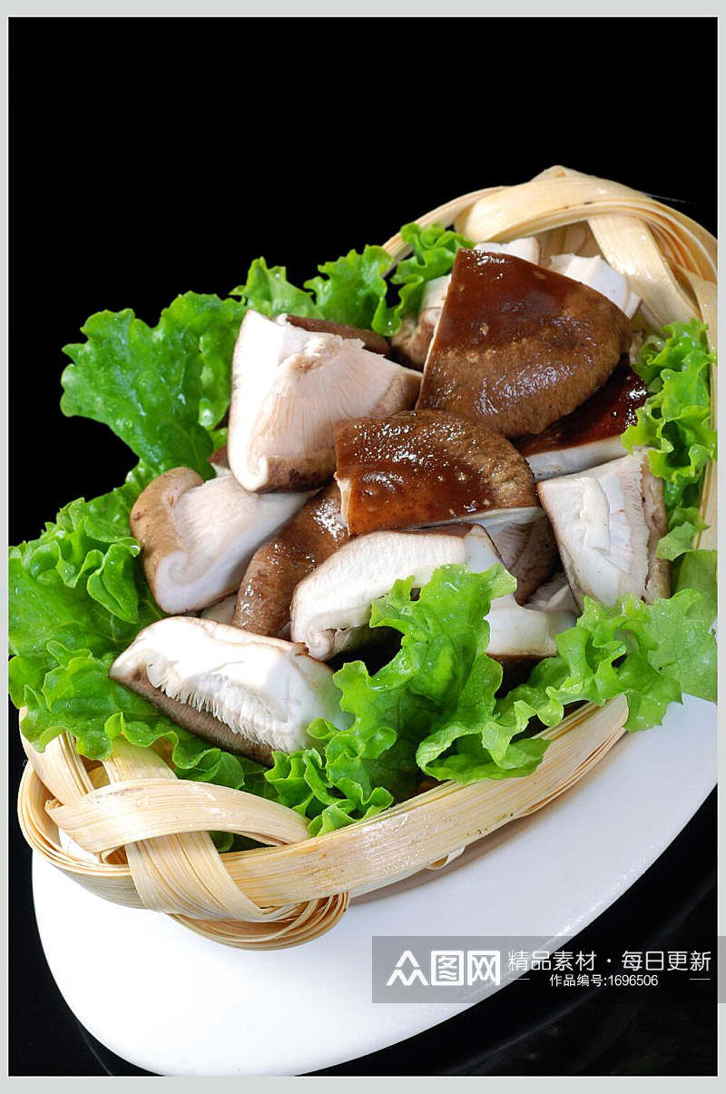 蔬菜香菇美食高清图片素材
