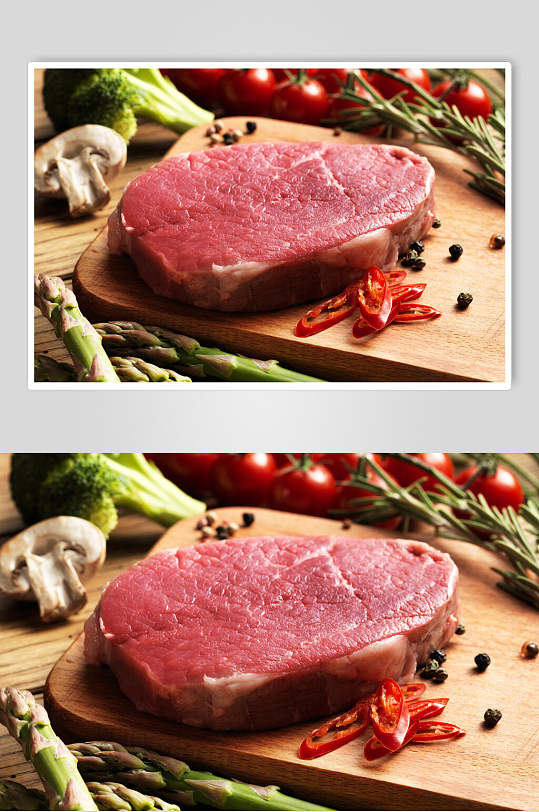 新鲜肉类精瘦肉高清图片