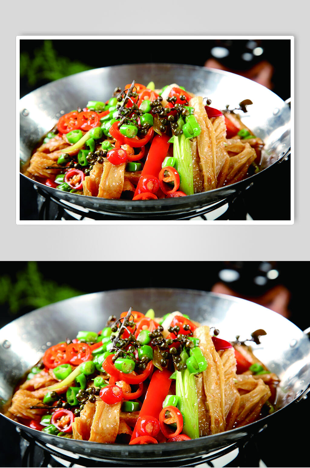 干锅豆筋美食高清图片素材