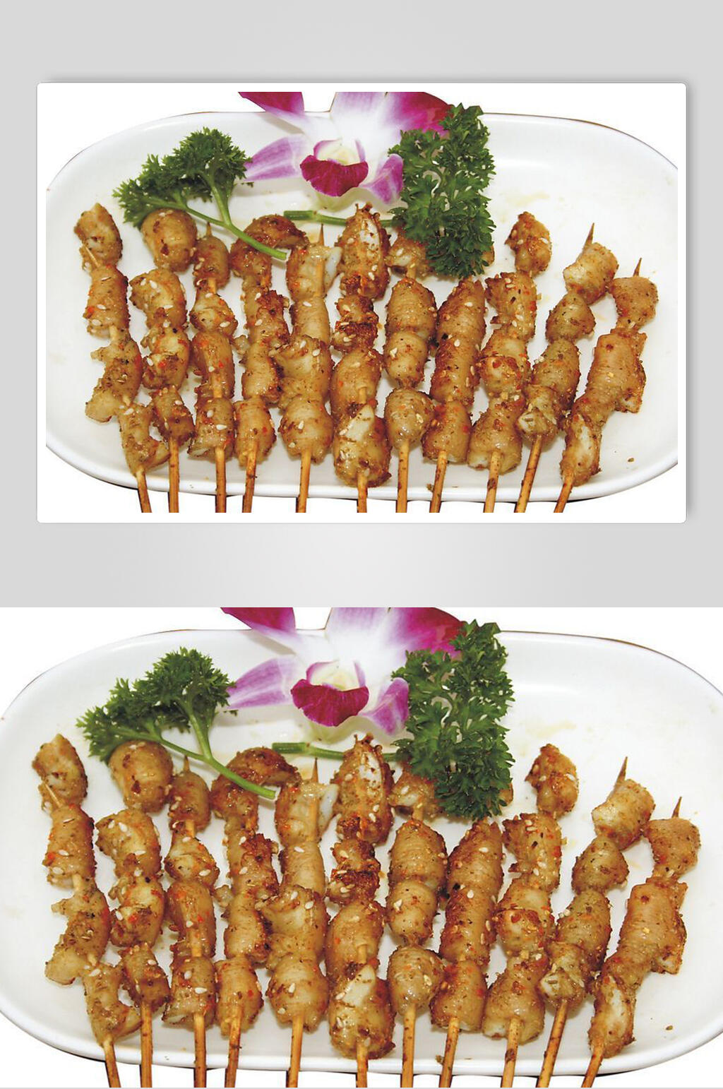 美味烤鸡脆骨美食图片素材