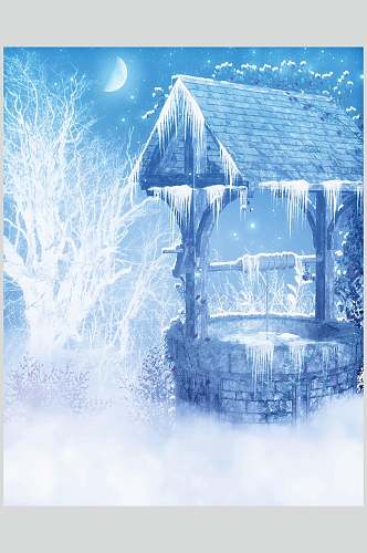 哥特风雪景童话图片