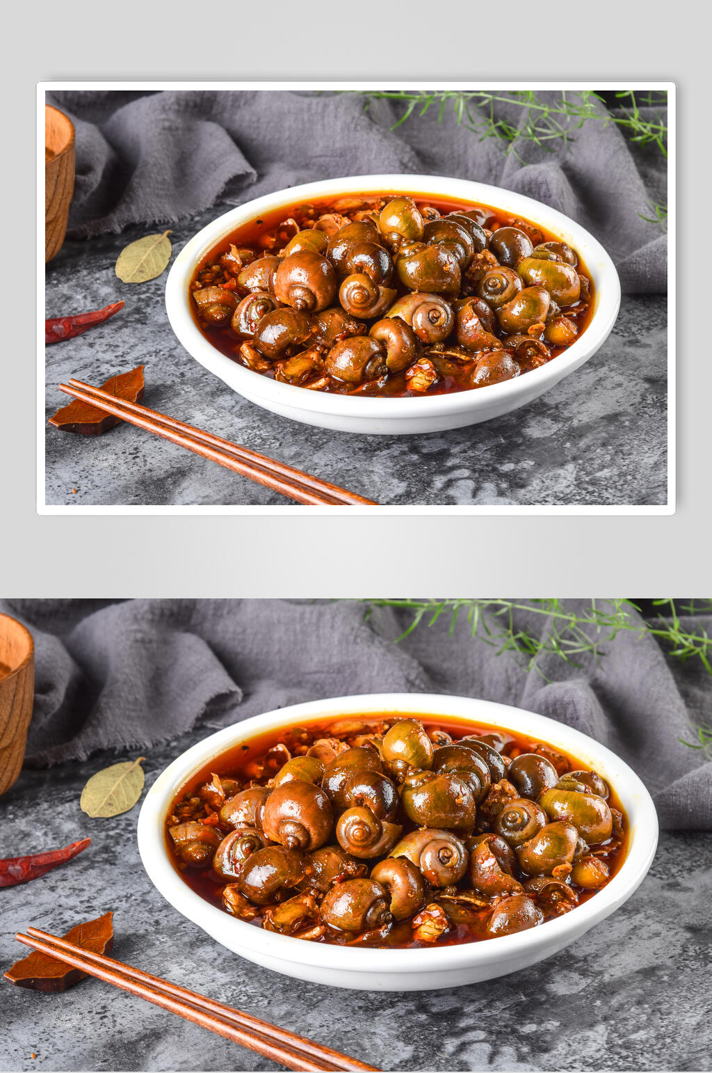美味炒田螺美食图片素材
