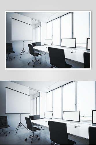 会议室办公室整套VI样机效果图