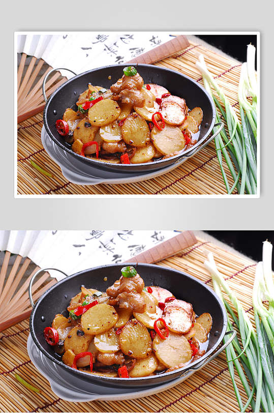 干锅土豆片美食图片