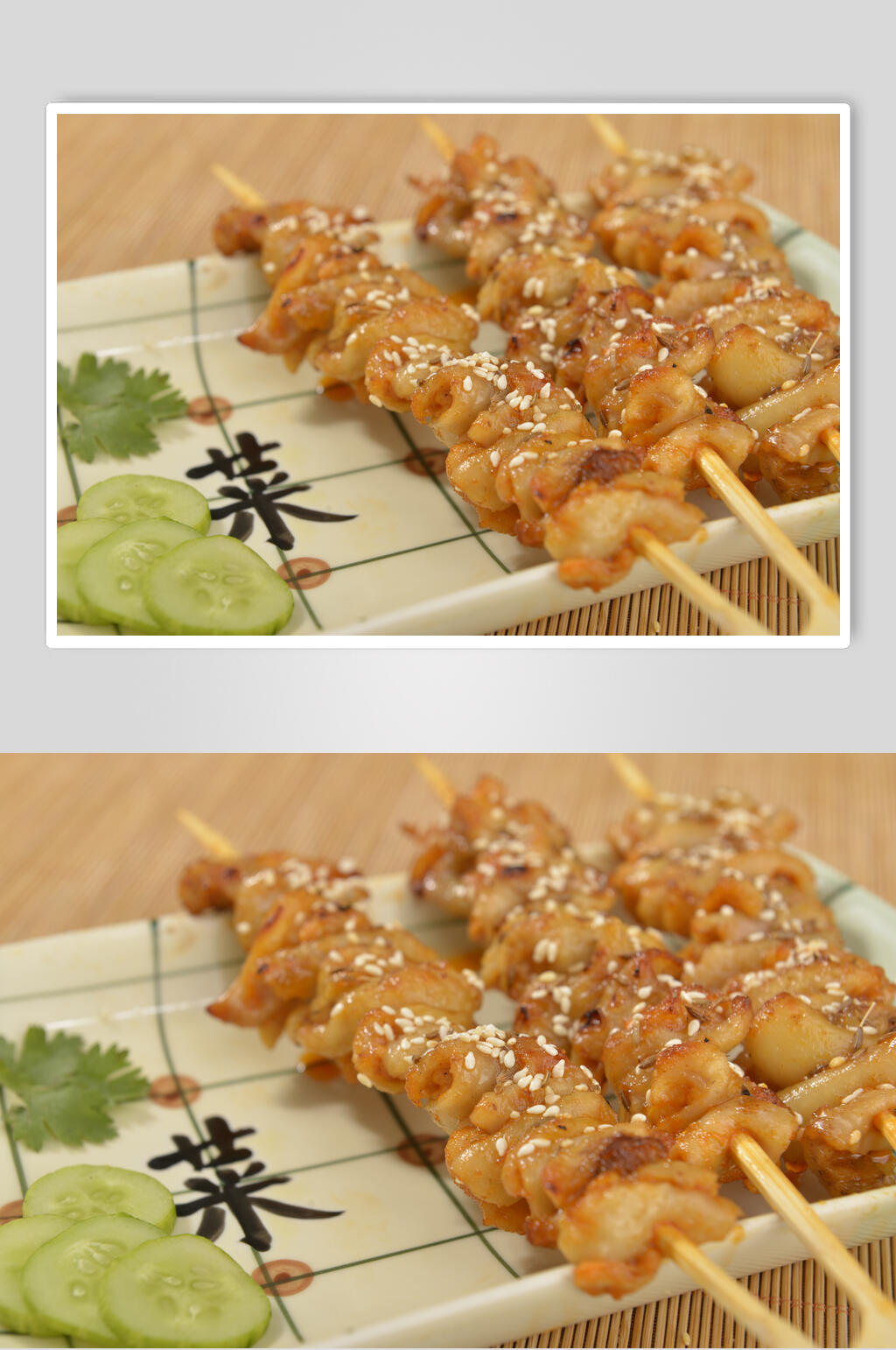 美味鸡皮食品高清图片素材